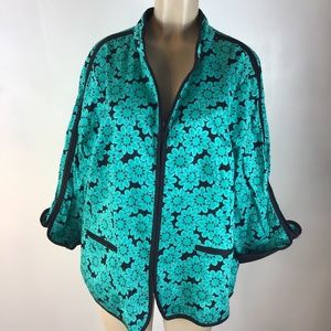 Bob Mackie Wearable Art Jacket blazer size 2X